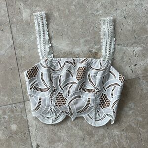 Elliott Crochet Crop Top